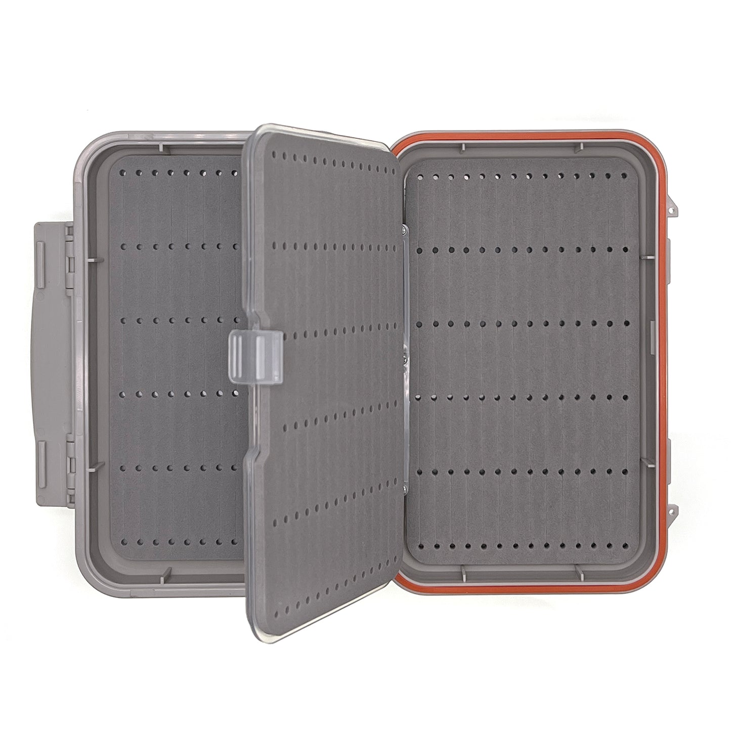 Medium Swing Leaf Fly Box with Slit Foam