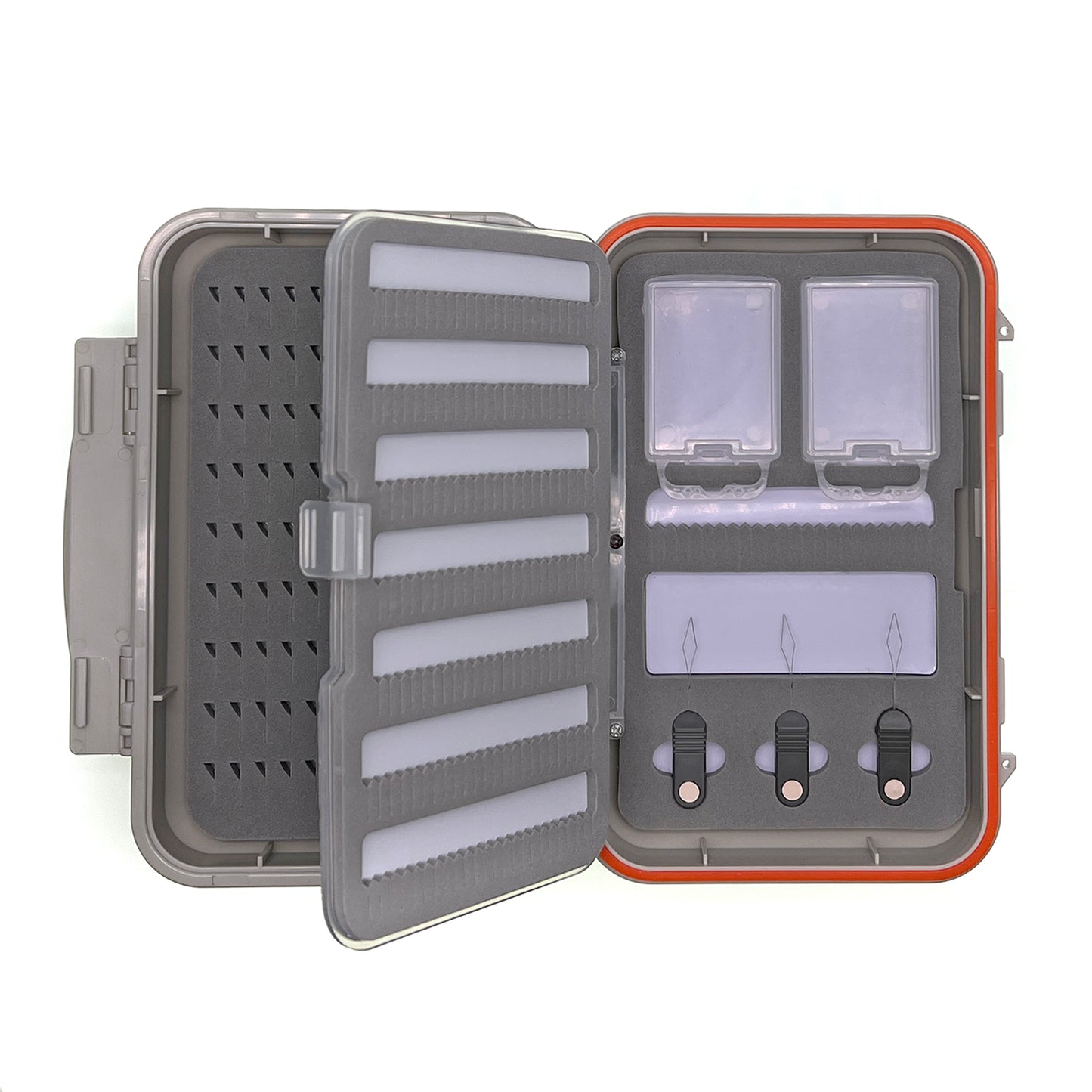 Midge Threader Fly Box w/Leaf Insert