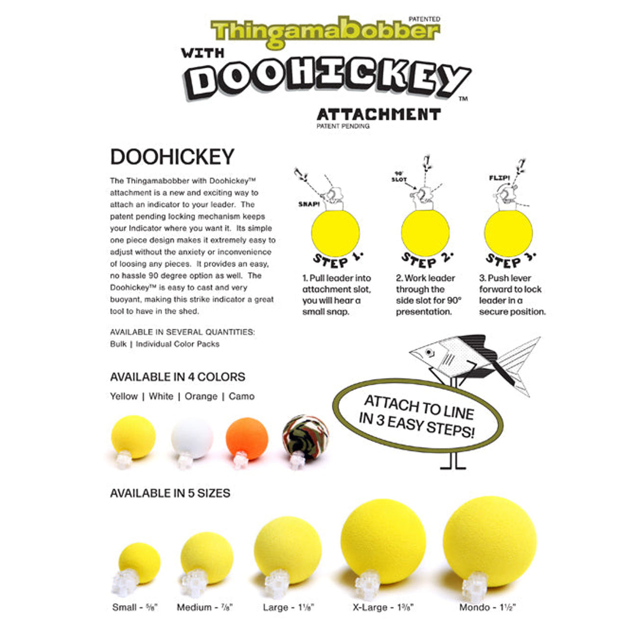 Thingamabobber Doohickey Strike Indicators