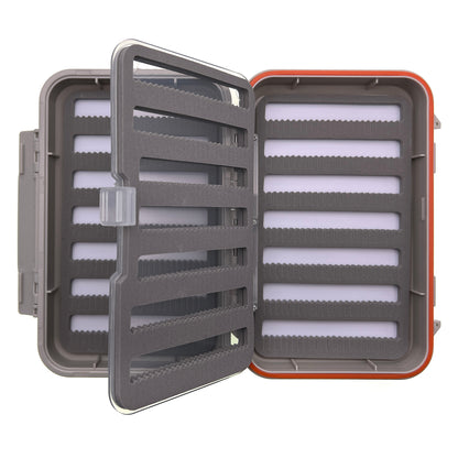 Medium Swing Leaf Fly Box with Slit Foam