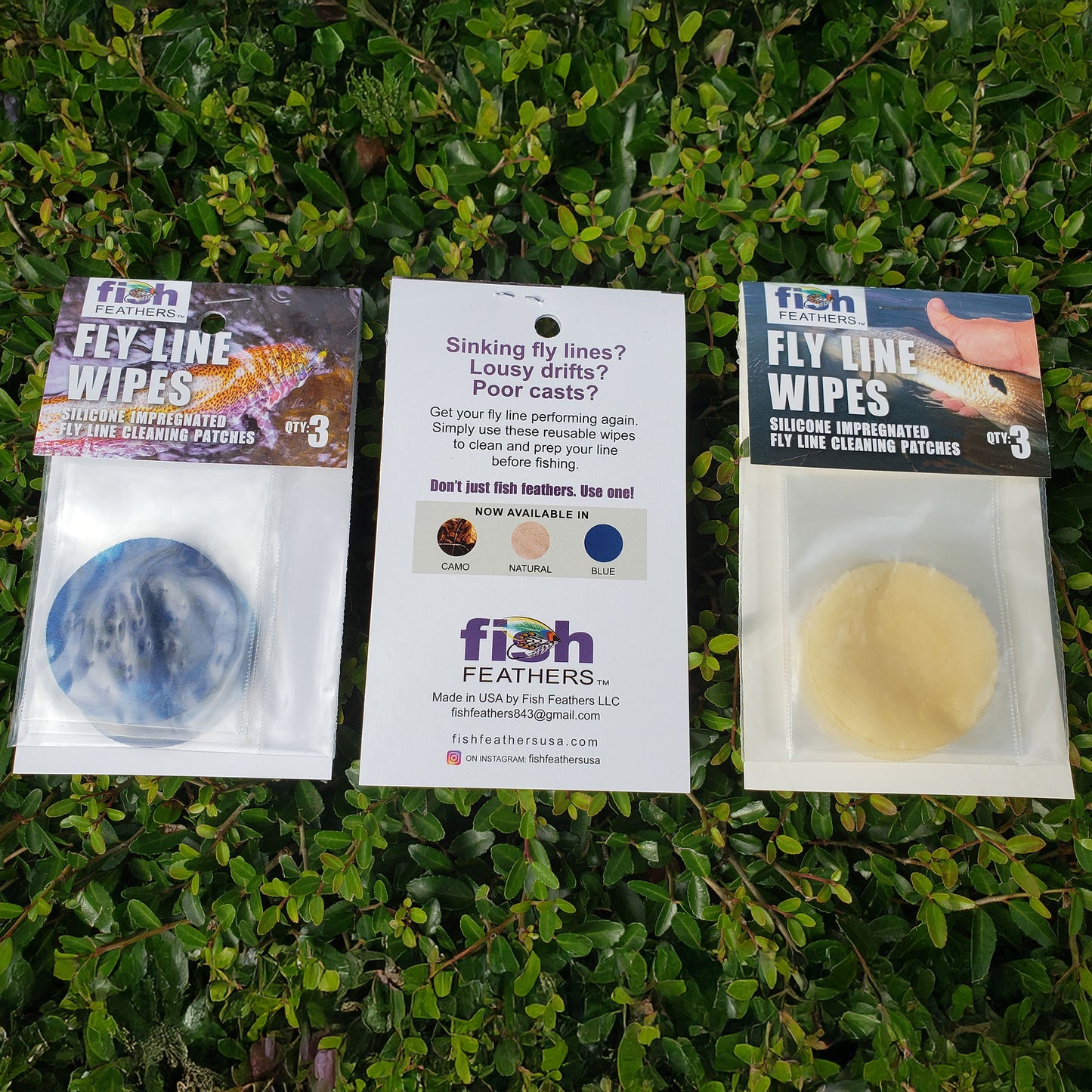 Fish Feathers Silicone Fly Line Wipes