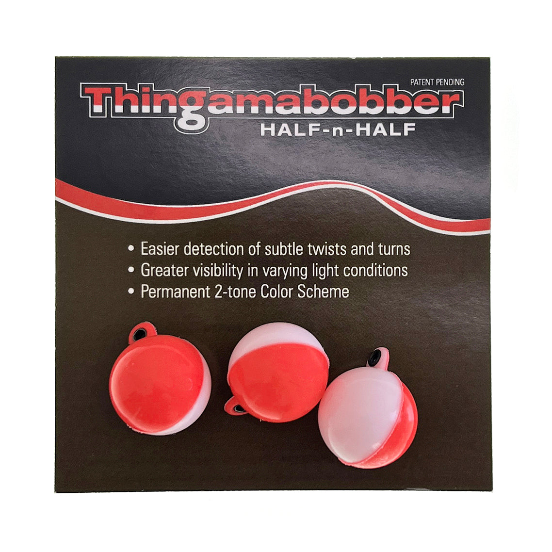 Thingamabobber Half-N-Half Red/White